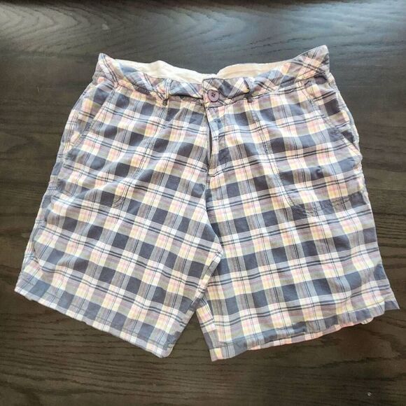 Nina Capri checkered bermuda Size 14 - Picture 1 of 6